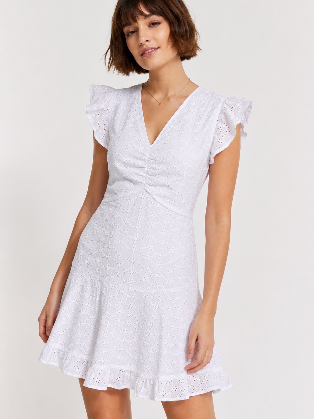 Summer Ruffle Mini Dress - Picture 2 of 5
